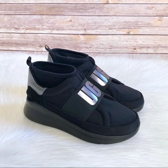 UGG Shoes - UGG Neutra Metallic Black Sneakers